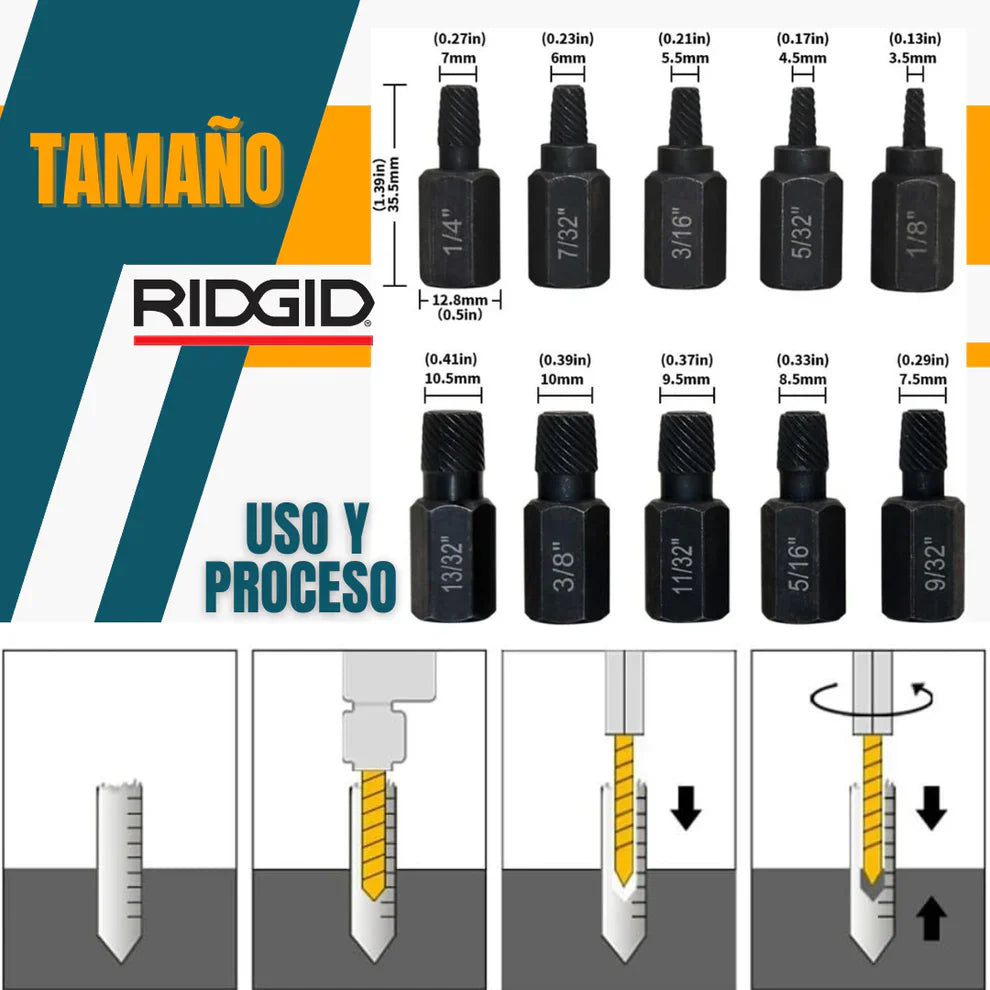 EXTRACTOR DE TORNILLOS -OFERTA ENVÍO GRATIS 🔥