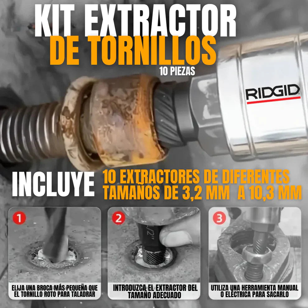 EXTRACTOR DE TORNILLOS -OFERTA ENVÍO GRATIS 🔥