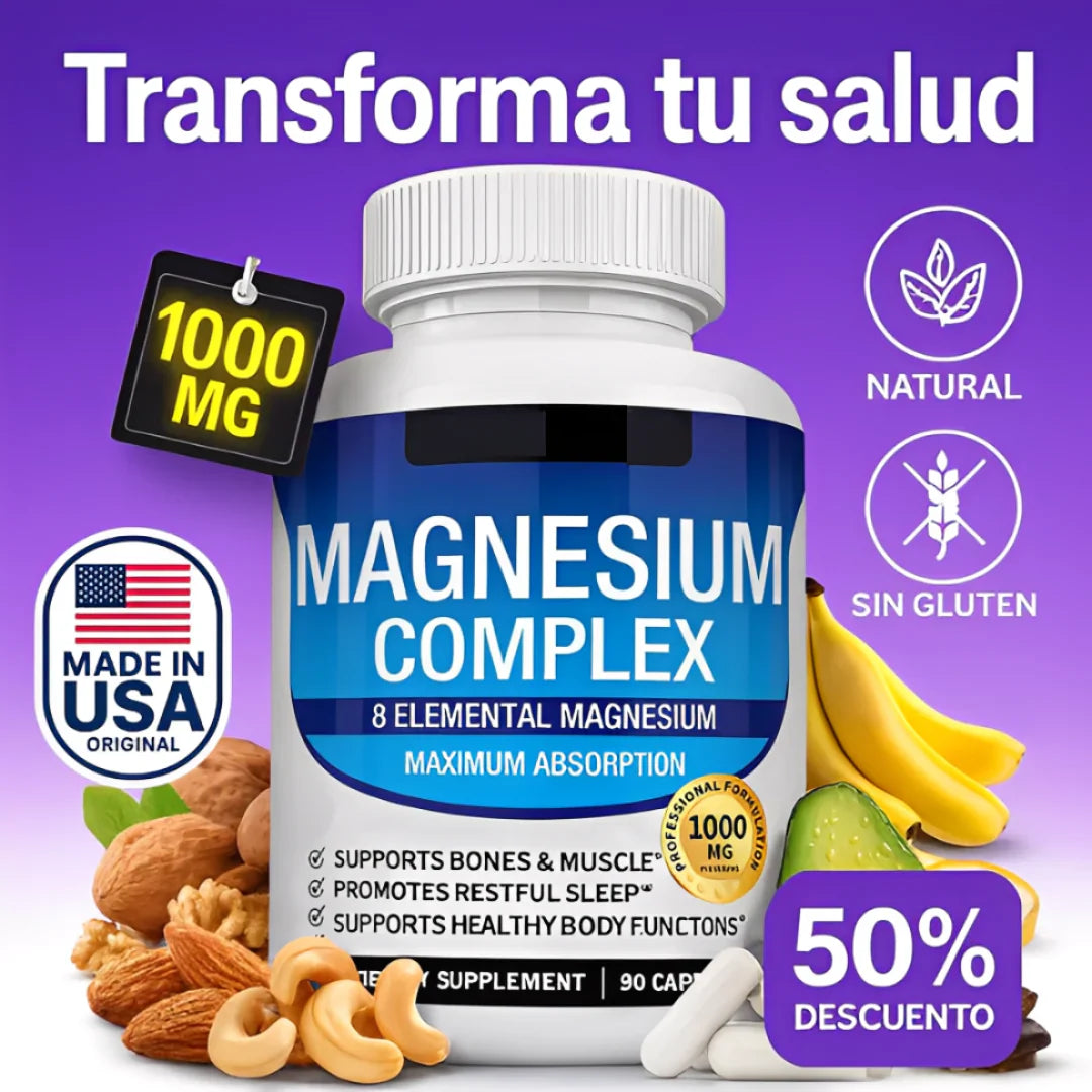 Magnesium Complex™ 8 en 1 💊 100% Original de EE.UU
