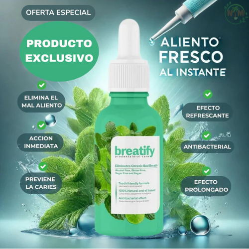 BREATIFY ™ - GOTAS CONTRA EL MAL ALIENTO