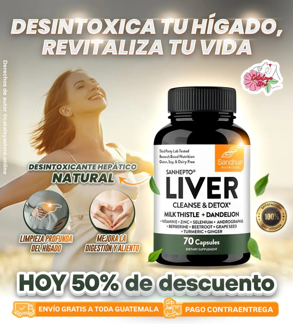 LIVER-Limpia y Desintoxica tu Higado -OFERTA 30% Dcto 🎁