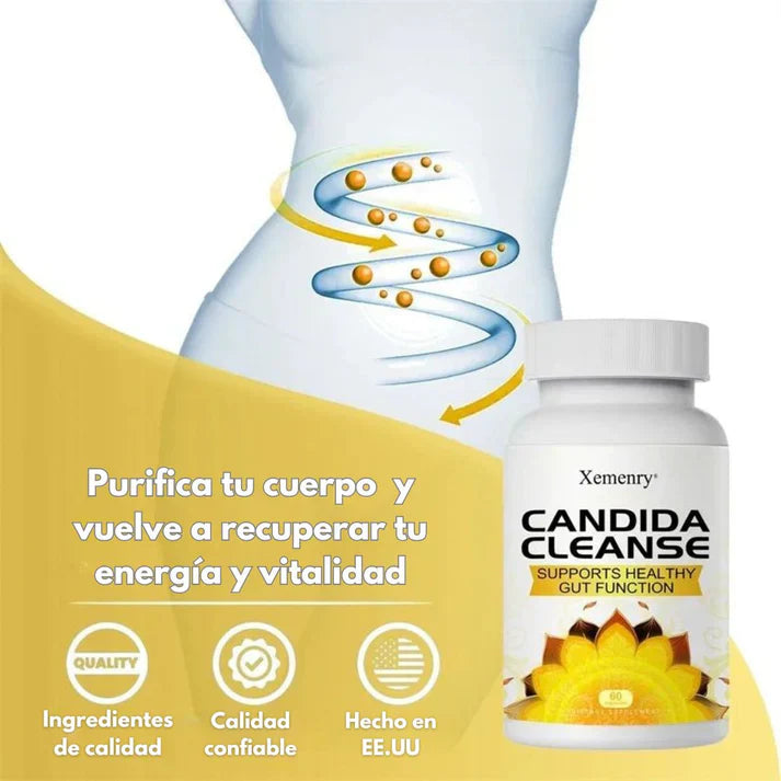 Candida Cleanse Reduce antojos, hinchazón y fatiga OFERTA🎁
