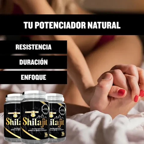 Shilajit Cápsulas- Energía, Pasión y Vitalidad