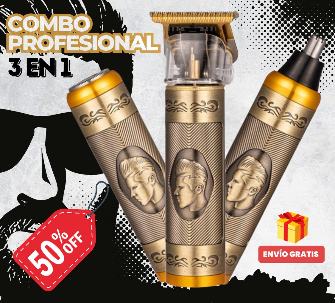 KIT AFEITADO PROFESIONAL * OFERTA 3 EN 1🔥