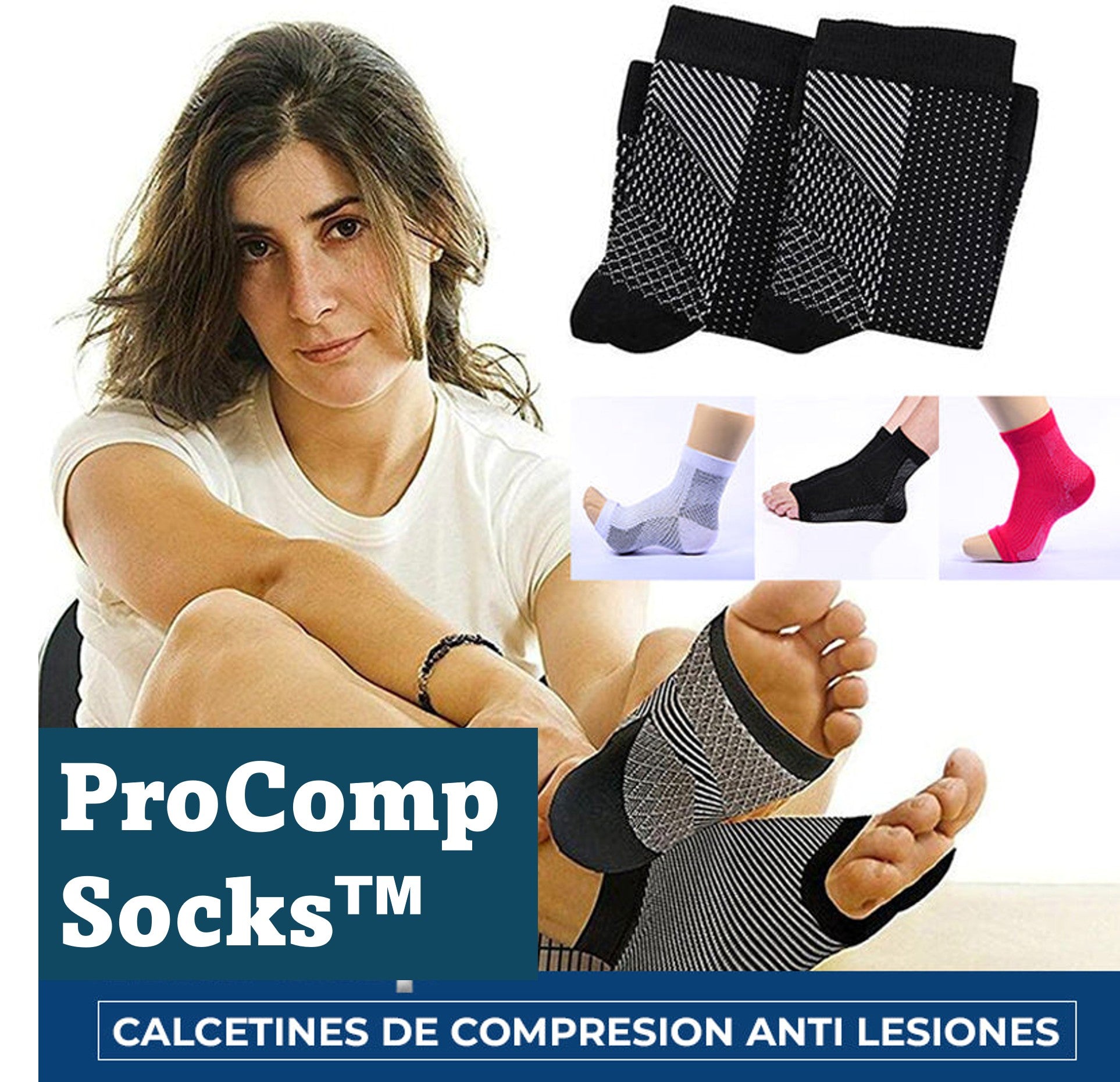 ProComp Socks™ - Calcetines de compresión anti lesiones