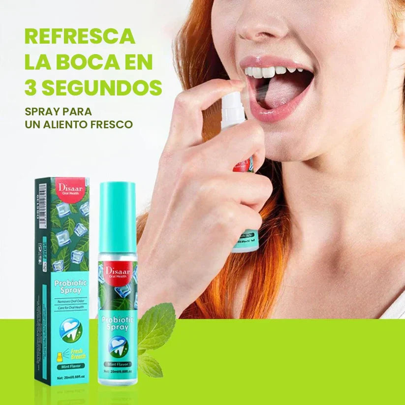 Spray Probiótico Para El Mal Aliento 2x1