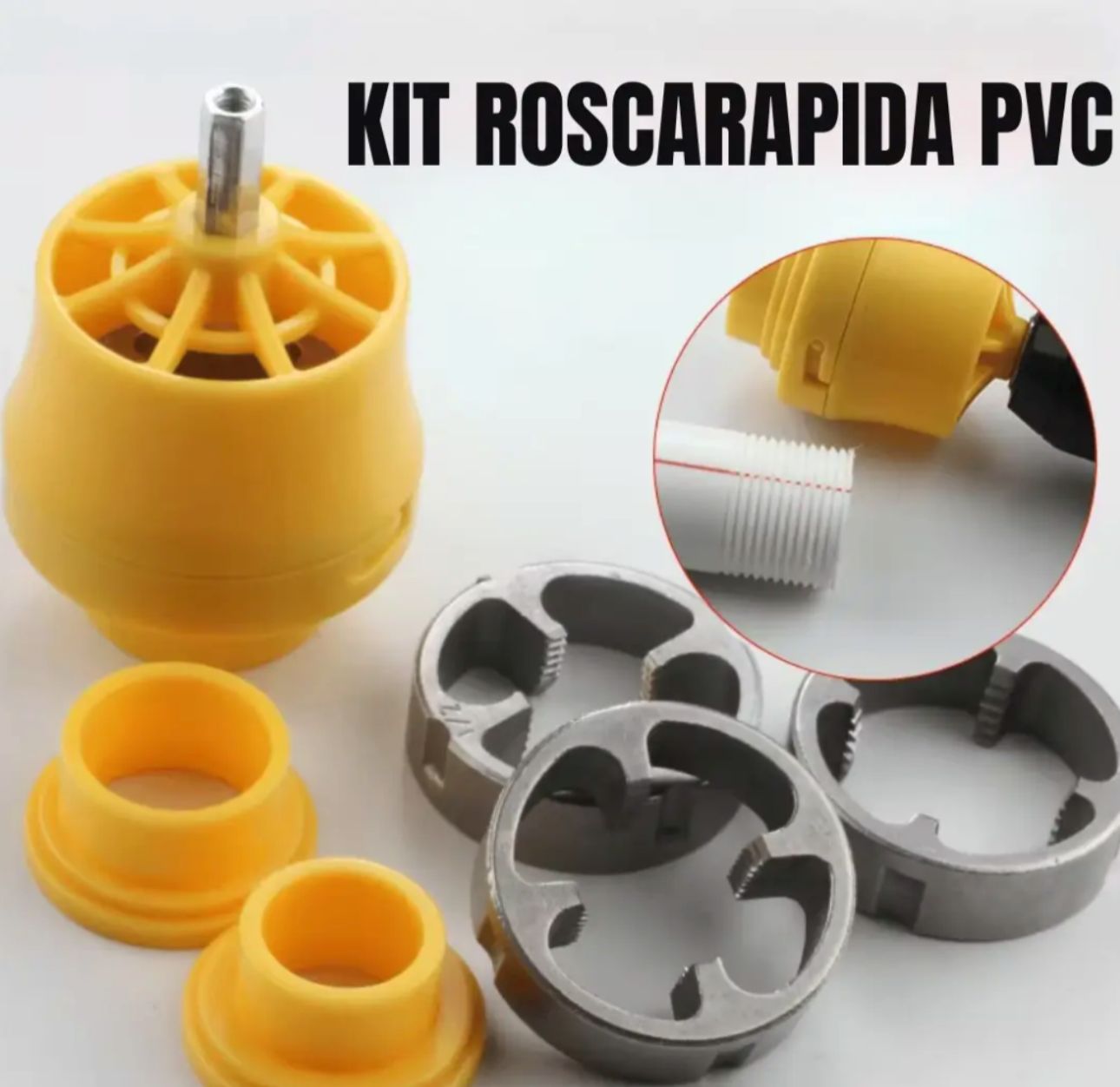 KIT ROSCA RÁPIDA PVC