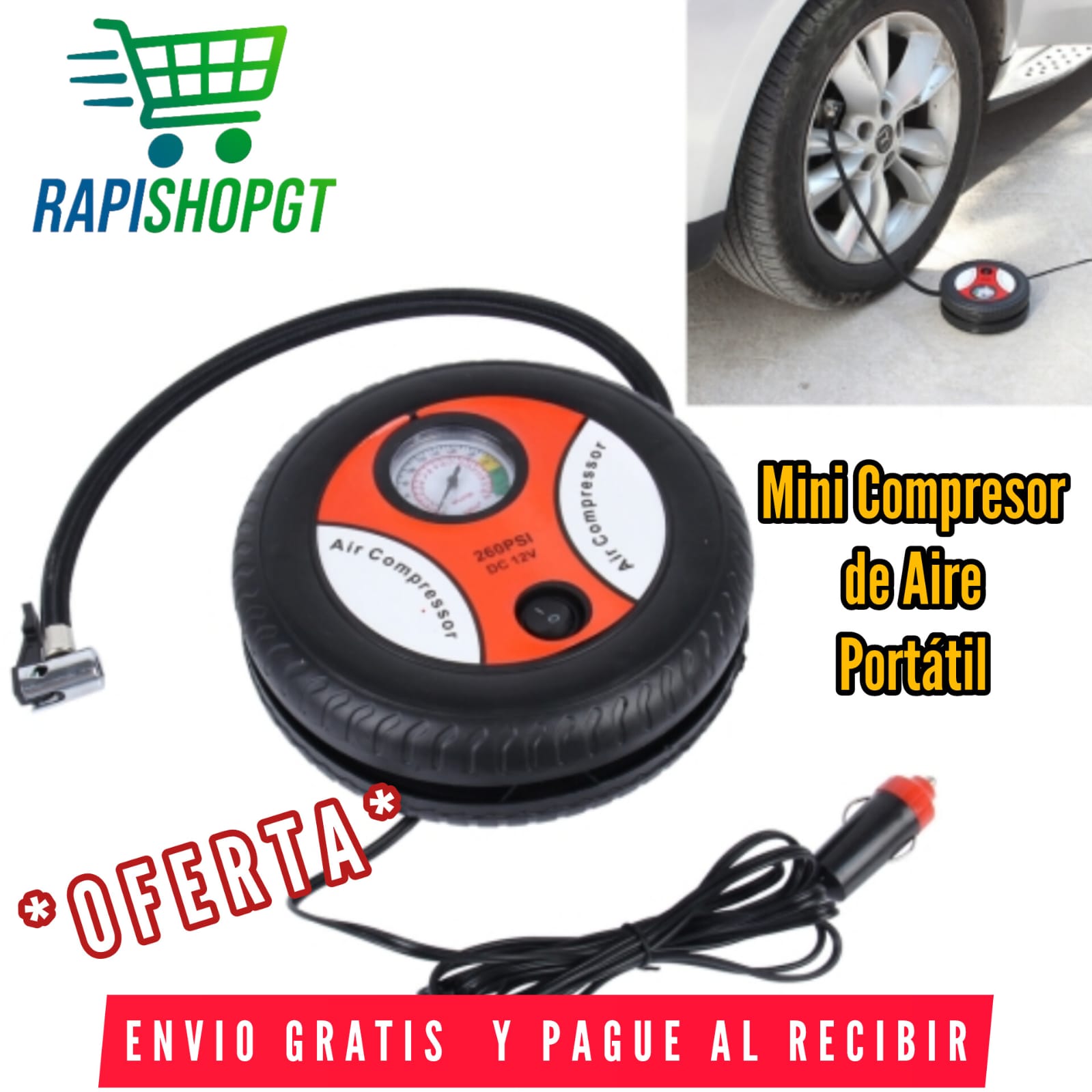 PowerofPressure™  - Compresor Portátil - Oferta 30%