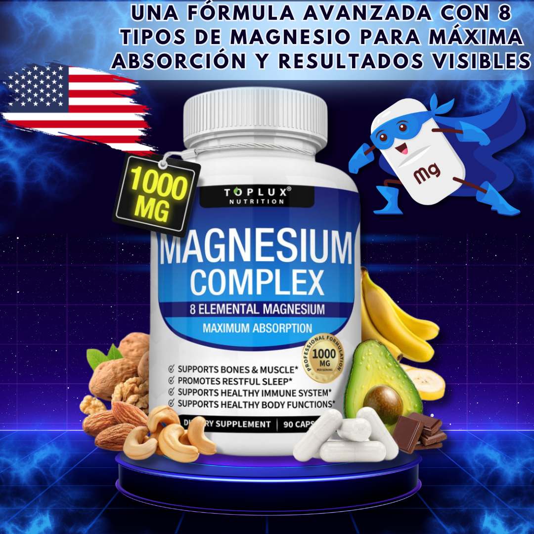 Magnesium Complex™ 8 en 1 💊 100% Original de EE.UU